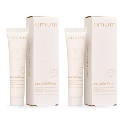 Omum Ma Jolie Peau Crème visage rééquilibrante & hydratante aux prébiotiques naturels Peaux mixtes et peaux fragilisées Anti rougeur et anti bouton Compatible grossesse Vegan 40 ml - Publicité Omum Ma Jolie Peau Crème visage rééquilibrante & hydratante aux prébiotiques naturels Peaux mixtes et peaux fragilisées Anti rougeur et anti bouton Compatible grossesse Vegan 40 ml - Publicité