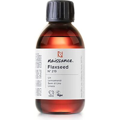 Naissance Huile Végétale De Lin Vierge (No. 219) 225ml Naturelle, Nourrissant pour Aromathérapie, Peau, Cheveux, Massages Et Recettes De Beauté - Publicité Naissance Huile Végétale De Lin Vierge (No. 219) 225ml Naturelle, Nourrissant pour Aromathérapie, Peau, Cheveux, Massages Et Recettes De Beauté - Publicité