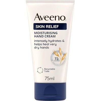Aveeno - Skin Relief - Hydratant - Crème pour les mains - Publicité Aveeno - Skin Relief - Hydratant - Crème pour les mains - Publicité
