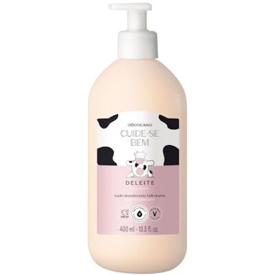 O Boticário Cuide-se Bem Deleite Lotion Hydratante Corps, 400 ml, Hydratation 48 Heures, Beurre de Karité et Glycérine - Publicité O Boticário Cuide-se Bem Deleite Lotion Hydratante Corps, 400 ml, Hydratation 48 Heures, Beurre de Karité et Glycérine - Publicité