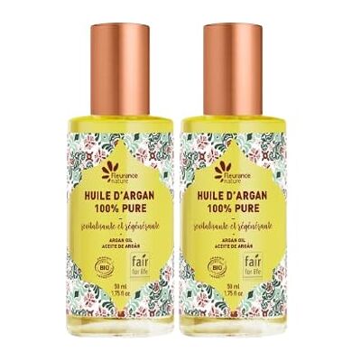 Fleurance Nature - Huile d'Argan 100% Pure & Bio- 50ml- soin visage corporel certifié Bio Cosmos Ecocert- Huile d'argan visage, cheveux et corps- cosmetique bio-24182 (2) - Publicité Fleurance Nature - Huile d'Argan 100% Pure & Bio- 50ml- soin visage corporel certifié Bio Cosmos Ecocert- Huile d'argan visage, cheveux et corps- cosmetique bio-24182 (2) - Publicité