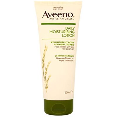 Aveeno 6 x Daily Moisturising Lotion 200ml by - Publicité Aveeno 6 x Daily Moisturising Lotion 200ml by - Publicité