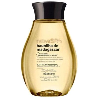 O Boticário Boticario Linha Nativa Spa (Baunilha de Madagascar) Oleo Hidratante Corporal 200 Ml (Boticario Nativa Spa (Vanilla From Madagascar) Collection Body Moisturizing Oil 6.7 Fl Oz) - - Publicité O Boticário Boticario Linha Nativa Spa (Baunilha de Madagascar) Oleo Hidratante Corporal 200 Ml (Boticario Nativa Spa (Vanilla From Madagascar) Collection Body Moisturizing Oil 6.7 Fl Oz) - - Publicité