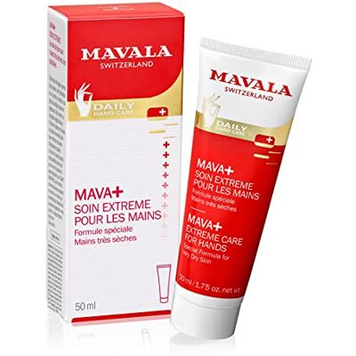 MAVALA Crème Mains Mava+ Soin Concentré Quotidien Mains Très Sèches et Abîmées Formule Réparatrice Intense Apaisante Tout Type de Peau Sans Parfum 50ml - Publicité MAVALA Crème Mains Mava+ Soin Concentré Quotidien Mains Très Sèches et Abîmées Formule Réparatrice Intense Apaisante Tout Type de Peau Sans Parfum 50ml - Publicité