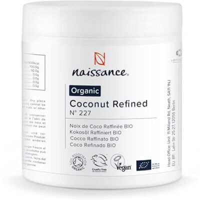 Naissance Huile De Coco Raffinée BIO Solide (No. 227) 500g Pure, Naturelle pour Cheveux, Corps, Cosmétique - Publicité Naissance Huile De Coco Raffinée BIO Solide (No. 227) 500g Pure, Naturelle pour Cheveux, Corps, Cosmétique - Publicité