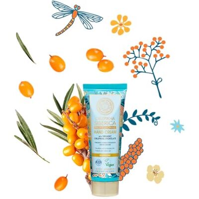 Natura Siberica Crème mains nourrissante à l’Oblepikha Hydratation profonde sans effet gras 75 ml - Publicité Natura Siberica Crème mains nourrissante à l’Oblepikha Hydratation profonde sans effet gras 75 ml - Publicité