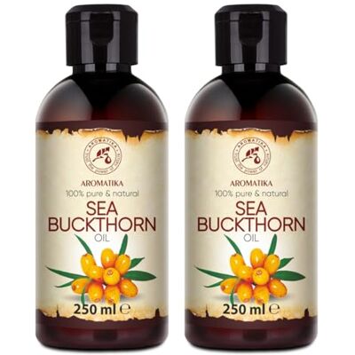 Trust Huile Argousier Set 2x250ml Hippophae Rhamnoides Oil 100% Pur et Naturel Huile de Base Soins du Corps Bouteille en Verre Sea Buckthorn Oil - Publicité Trust Huile Argousier Set 2x250ml Hippophae Rhamnoides Oil 100% Pur et Naturel Huile de Base Soins du Corps Bouteille en Verre Sea Buckthorn Oil - Publicité