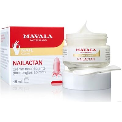 MAVALA Nailactan Crème Nourrissante Ongles Abîmés en Pot Renforce & Répare les Ongles Dévitalisés Formule Enrichie en Acides Aminés, Lipides & Vitamines Soin Quotidien -15 ml - Publicité MAVALA Nailactan Crème Nourrissante Ongles Abîmés en Pot Renforce & Répare les Ongles Dévitalisés Formule Enrichie en Acides Aminés, Lipides & Vitamines Soin Quotidien -15 ml - Publicité