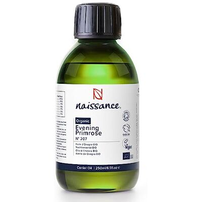 Naissance Huile D'Onagre Certifiée BIO (No. 207) 450ml Naturelle, Huile Végétale Régénérante pour Visage, Peau Mature ou Déshydratée - Publicité Naissance Huile D'Onagre Certifiée BIO (No. 207) 450ml Naturelle, Huile Végétale Régénérante pour Visage, Peau Mature ou Déshydratée - Publicité