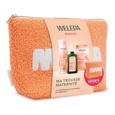 Weleda Trousse Maternité Vergetures, Jambes Légères et Tisane Grossesse & Allaitement Trousse en coton recyclé offerte - Publicité Weleda Trousse Maternité Vergetures, Jambes Légères et Tisane Grossesse & Allaitement Trousse en coton recyclé offerte - Publicité