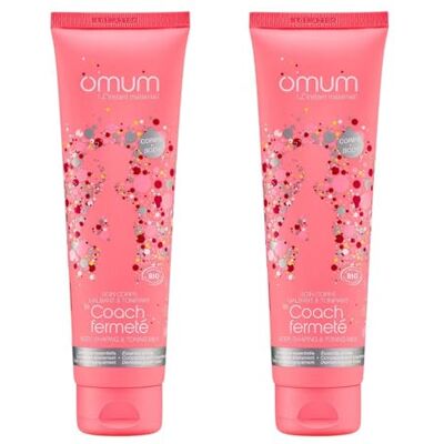 Omum Le Coach Fermeté Crème corps galbante, raffermissante & tonifiante Efficacité visible dès 20j Texture riche & réconfortante Compatible grossesse et allaitement Vegan 150 ml - Publicité Omum Le Coach Fermeté Crème corps galbante, raffermissante & tonifiante Efficacité visible dès 20j Texture riche & réconfortante Compatible grossesse et allaitement Vegan 150 ml - Publicité