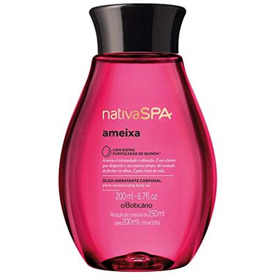 O Boticário Boticario Linha Nativa Spa (Ameixa) Oleo Hidratante Corporal 200 Ml (Boticario Nativa Spa (Plum) Collection Body Moisturizing Oil 6.7 Fl Oz) - - Publicité O Boticário Boticario Linha Nativa Spa (Ameixa) Oleo Hidratante Corporal 200 Ml (Boticario Nativa Spa (Plum) Collection Body Moisturizing Oil 6.7 Fl Oz) - - Publicité