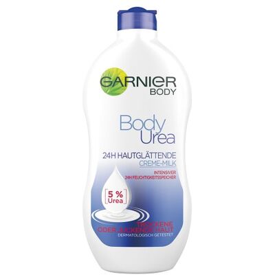 Garnier Body Urée Lissage Crème Lait 6 x 400ml - Publicité Garnier Body Urée Lissage Crème Lait 6 x 400ml - Publicité