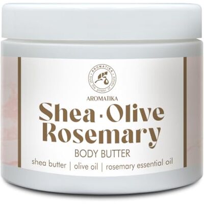 Trust Beurre Corporel de Karité-Olive-Romarin 300 ml Beurre Corporel Crème au Beurre de Karité Huile d'Olive & d'Amande Huile de Romarin Hydratant Corps Soin de la Peau Soin Mains Body Butter - Publicité Trust Beurre Corporel de Karité-Olive-Romarin 300 ml Beurre Corporel Crème au Beurre de Karité Huile d'Olive & d'Amande Huile de Romarin Hydratant Corps Soin de la Peau Soin Mains Body Butter - Publicité