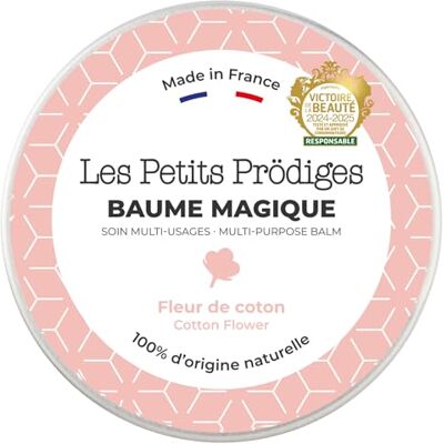 Les Petits Prodiges Baume Magique Multi Usages Visage, Levres, Mains & Corps Demaquillant, Soin Hydratant & Réparateur, Cheveux 100% Naturel Fabriqué en France Emballage Recyclable 100ml - Publicité Les Petits Prodiges Baume Magique Multi Usages Visage, Levres, Mains & Corps Demaquillant, Soin Hydratant & Réparateur, Cheveux 100% Naturel Fabriqué en France Emballage Recyclable 100ml - Publicité