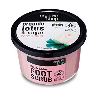 Organic Shop Gommage au Pied Bio Shop Sugar Lotus 250 ml - Publicité Organic Shop Gommage au Pied Bio Shop Sugar Lotus 250 ml - Publicité