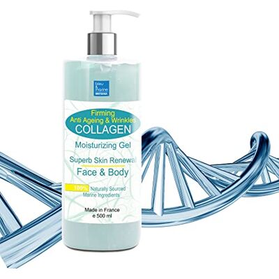 bleu & marine Bretania Gel Fermeté et Anti-rides Visage Cou Décolleté Corps 500 ML made in France - Publicité bleu & marine Bretania Gel Fermeté et Anti-rides Visage Cou Décolleté Corps 500 ML made in France - Publicité