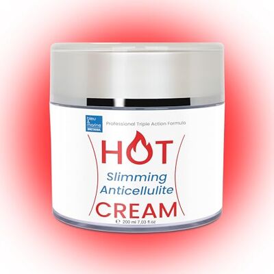 bleu & marine Bretania HOT Crème Stop Cellulite Crème Anticellulite Effet Chaleur Triple Action : Gel Réducteur Intensif, Raffermissant + Draining. Homme et Femme. Résultats Visibles 6X + Puissant 200 ml - Publicité bleu & marine Bretania HOT Crème Stop Cellulite Crème Anticellulite Effet Chaleur Triple Action : Gel Réducteur Intensif, Raffermissant + Draining. Homme et Femme. Résultats Visibles 6X + Puissant 200 ml - Publicité