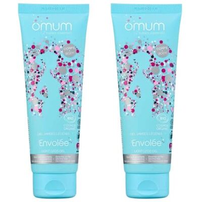 Omum L’Envolée Gel jambes légères sans menthol Action 2-en-1- Rafraichit, défatigue et délasse Compatible grossesse et allaitement 99,5% d'ingrédients d'origine naturelle Vegan 125 ml - Publicité Omum L’Envolée Gel jambes légères sans menthol Action 2-en-1- Rafraichit, défatigue et délasse Compatible grossesse et allaitement 99,5% d'ingrédients d'origine naturelle Vegan 125 ml - Publicité