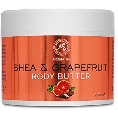 Trust Beurre de Karité & Pamplemousse 250g Hydratant Naturel pour Corps Huile Corporelle Hydratante Formule au Beurre de Karité Soin des Mains Bons Bénéfices pour Peau - Publicité Trust Beurre de Karité & Pamplemousse 250g Hydratant Naturel pour Corps Huile Corporelle Hydratante Formule au Beurre de Karité Soin des Mains Bons Bénéfices pour Peau - Publicité