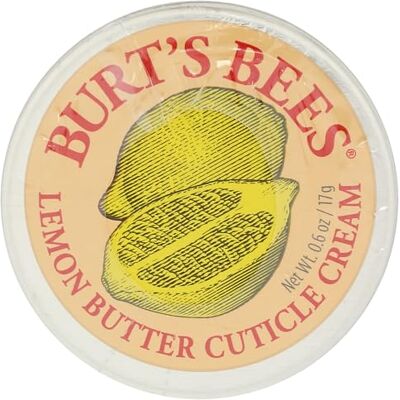Burt's Bees Crème à cuticules pour ongles, huile de cuticule d'amande douce avec beurre de cacao et vitamine E, parfum de citron, 15 g - Publicité Burt's Bees Crème à cuticules pour ongles, huile de cuticule d'amande douce avec beurre de cacao et vitamine E, parfum de citron, 15 g - Publicité