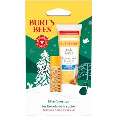 Burts Bees - Beeswax Lip Balm - Coffret cadeau - Publicité Burts Bees - Beeswax Lip Balm - Coffret cadeau - Publicité