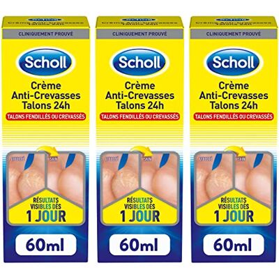 Dr. Scholl's SCHOLL Lot de 3 Crèmes Anti-Crevasses Talons 24h - Publicité Dr. Scholl's SCHOLL Lot de 3 Crèmes Anti-Crevasses Talons 24h - Publicité