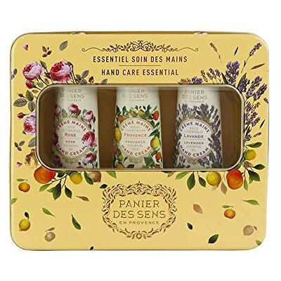 Panier des Sens Coffret Cadeau 3 crèmes mains Made in France Lavande, Provence & Rose - Publicité Panier des Sens Coffret Cadeau 3 crèmes mains Made in France Lavande, Provence & Rose - Publicité