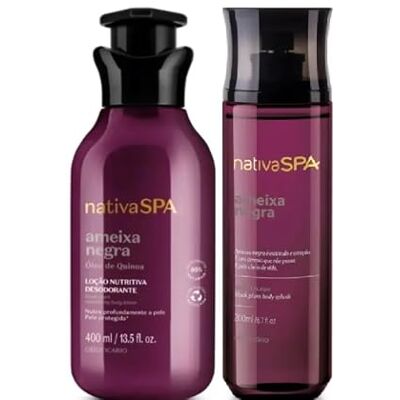 O Boticário NativaSPA Black Plum Moisturizing Body Lotion 400ml & Body Splash 200ml - Publicité O Boticário NativaSPA Black Plum Moisturizing Body Lotion 400ml & Body Splash 200ml - Publicité