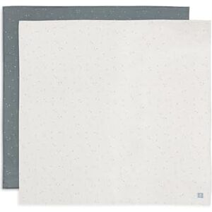Jollein Lot de 2 langes en mousseline pour bébé Twinkling, vert mer 115 x 115 cm 100% coton Lingettes pour bébé Certifiées Oeko-Tex - Publicité Jollein Lot de 2 langes en mousseline pour bébé Twinkling, vert mer 115 x 115 cm 100% coton Lingettes pour bébé Certifiées Oeko-Tex - Publicité