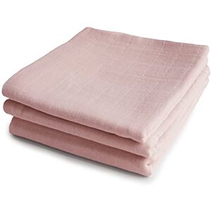 mushie Linge en Mousseline Tissu en Coton Biologique Lot de 3 58 X 60 Cm Accessoires pour Bébé, Jeunes Enfants Garçons et Filles Blush - Publicité mushie Linge en Mousseline Tissu en Coton Biologique Lot de 3 58 X 60 Cm Accessoires pour Bébé, Jeunes Enfants Garçons et Filles Blush - Publicité