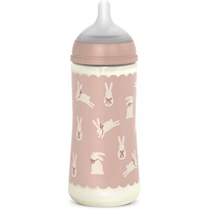Suavinex , Biberon 360 ml, avec Tétine Symétrique SX Pro en Silicone et Valve Anti-Colique, Débit Dense (L), pour Liquides Épais, Bouillies Liquides et Eau, Bébés +6 Mois, Wonderland Rose Lapins - Publicité Suavinex , Biberon 360 ml, avec Tétine Symétrique SX Pro en Silicone et Valve Anti-Colique, Débit Dense (L), pour Liquides Épais, Bouillies Liquides et Eau, Bébés +6 Mois, Wonderland Rose Lapins - Publicité