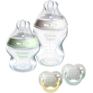 Tommee Tippee Coffret Cadeau nouveau- né Natural Start, Biberons 150 ml et 260 ml avec tétine à débit lent et extra-lent comprise, et 2x sucettes Ultimate Fit 0-6 mois, Auto-stérilisan - Publicité Tommee Tippee Coffret Cadeau nouveau- né Natural Start, Biberons 150 ml et 260 ml avec tétine à débit lent et extra-lent comprise, et 2x sucettes Ultimate Fit 0-6 mois, Auto-stérilisan - Publicité