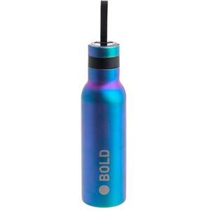 Lässig Bouteille d'eau pour enfants en acier inoxydable - Double paroi - Bleu Violet - Publicité Lässig Bouteille d'eau pour enfants en acier inoxydable - Double paroi - Bleu Violet - Publicité