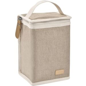 BÉABA , Pochette Repas Bébé Isotherme, Rangement biberons grand format, Grande capacité, Transporte repas complet, Matière souple, Pliable, Tissu imperméable, Terre d'Argile - Publicité BÉABA , Pochette Repas Bébé Isotherme, Rangement biberons grand format, Grande capacité, Transporte repas complet, Matière souple, Pliable, Tissu imperméable, Terre d'Argile - Publicité
