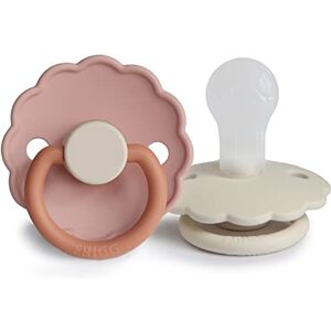 FRIGG Daisy Lot de 2 sucettes Sucette en silicone Sans BPA Fabriqué au Danemark Tétine Cerise Symétrique (Biscuit/Cream, Taille 1 (0-6 Mois)) - Publicité FRIGG Daisy Lot de 2 sucettes Sucette en silicone Sans BPA Fabriqué au Danemark Tétine Cerise Symétrique (Biscuit/Cream, Taille 1 (0-6 Mois)) - Publicité