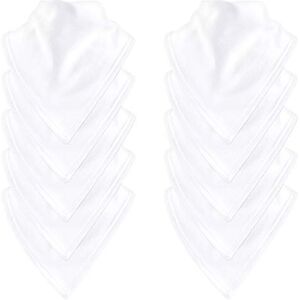 Luvable Friends Baby Basic Bavoir bandana en coton, Blanc, lot de 10, Taille Unique - Publicité Luvable Friends Baby Basic Bavoir bandana en coton, Blanc, lot de 10, Taille Unique - Publicité