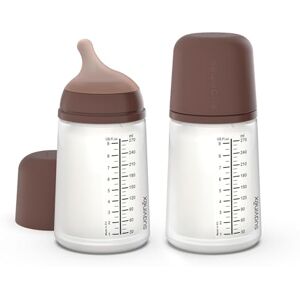 Suavinex , Pack 2 Biberons Anti-Colique Zero Zero 270 ml avec Tétine à Débit Moyen (M) en Silicone, Bébés +3 Mois, Lait Maternel, Poudre et Liquides Densité Moyenne, Compatible Allaitement, Deep - Publicité Suavinex , Pack 2 Biberons Anti-Colique Zero Zero 270 ml avec Tétine à Débit Moyen (M) en Silicone, Bébés +3 Mois, Lait Maternel, Poudre et Liquides Densité Moyenne, Compatible Allaitement, Deep - Publicité