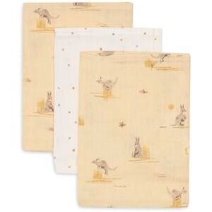 Jollein Gants de toilette bébé Kangaroots lot de 3-15 x 20 cm mousseline 100% coton gants de toilette bébé certifiés OEKO-TEX - Publicité Jollein Gants de toilette bébé Kangaroots lot de 3-15 x 20 cm mousseline 100% coton gants de toilette bébé certifiés OEKO-TEX - Publicité