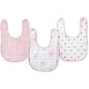 aden + anais essentials Pack de 3 bavoirs à boutons-pression pour bébé prélavés en mousseline 100% coton Bavoir très absorbant Facile à ajuster Fille Imprimé Doll 23 cm x 34 cm - Publicité aden + anais essentials Pack de 3 bavoirs à boutons-pression pour bébé prélavés en mousseline 100% coton Bavoir très absorbant Facile à ajuster Fille Imprimé Doll 23 cm x 34 cm - Publicité