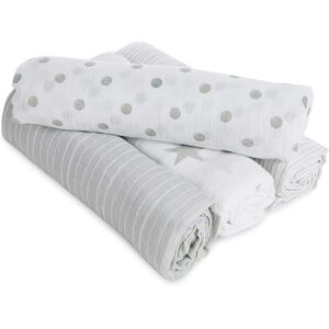 aden + anais essentials 4 Maxi-langes pour bébé en mousseline 100 % coton Pack de 4 Langes ultradoux et légers Multi usages Imprimé Dusty Garçon et fille 112 cm x 112 cm - Publicité aden + anais essentials 4 Maxi-langes pour bébé en mousseline 100 % coton Pack de 4 Langes ultradoux et légers Multi usages Imprimé Dusty Garçon et fille 112 cm x 112 cm - Publicité