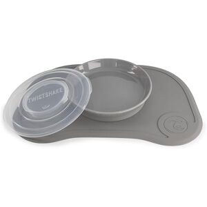 Twistshake Click Mat + Plate Baby Non-Slip Tableware Set Baby Plate + Baby Placemat (38x25) BPA-Free Baby Weaning Plate Baby Suction Plate Food Training Plate for Kids 6m+ Grey - Publicité Twistshake Click Mat + Plate Baby Non-Slip Tableware Set Baby Plate + Baby Placemat (38x25) BPA-Free Baby Weaning Plate Baby Suction Plate Food Training Plate for Kids 6m+ Grey - Publicité