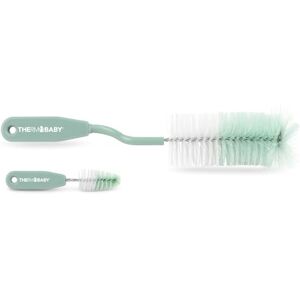 Thermobaby Goupillon Rotatif pour Biberons + Goupillon Tétines Nettoyage Facile et Efficace Prise en Main Confortable Vert Sauge - Publicité Thermobaby Goupillon Rotatif pour Biberons + Goupillon Tétines Nettoyage Facile et Efficace Prise en Main Confortable Vert Sauge - Publicité