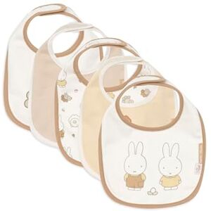 Jollein Bavoirs bébé Miffy Family Farm lot de 5 bavoirs imperméables avec fermeture velcro bavoir bébé bavoir anti-bavouille - Publicité Jollein Bavoirs bébé Miffy Family Farm lot de 5 bavoirs imperméables avec fermeture velcro bavoir bébé bavoir anti-bavouille - Publicité