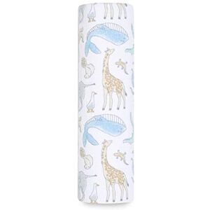 aden + anais ™ essentials Maxi-lange pour bébé, Lange en mousseline 100% coton pour bébé, Lange ultradoux et léger, Respirant, Multi usages, Garçon et fille, 112cm x 112cm, Imprimé natural history - Publicité aden + anais ™ essentials Maxi-lange pour bébé, Lange en mousseline 100% coton pour bébé, Lange ultradoux et léger, Respirant, Multi usages, Garçon et fille, 112cm x 112cm, Imprimé natural history - Publicité