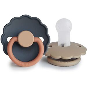 FRIGG Daisy Lot de 2 sucettes Sucette en silicone Sans BPA Fabriqué au Danemark Tétine Cerise Symétrique (Aurora/Croissant, Taille 1 (0-6 Mois)) - Publicité FRIGG Daisy Lot de 2 sucettes Sucette en silicone Sans BPA Fabriqué au Danemark Tétine Cerise Symétrique (Aurora/Croissant, Taille 1 (0-6 Mois)) - Publicité
