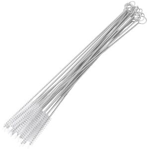 FILFEEL Tube Brosse de Nettoyage 20pcs Brosse Paille Acier Inoxydable Brosse de Nettoyage de Bouteille pour Bébé Biberon Bouilloire Clavier Verre Bouteille Tuyau Brosses, 0,6x17cm, Fourrure Souple - Publicité FILFEEL Tube Brosse de Nettoyage 20pcs Brosse Paille Acier Inoxydable Brosse de Nettoyage de Bouteille pour Bébé Biberon Bouilloire Clavier Verre Bouteille Tuyau Brosses, 0,6x17cm, Fourrure Souple - Publicité