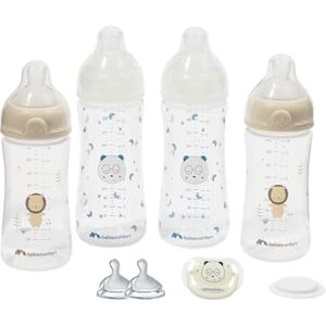 Bebeconfort Kit Biberons Anti Colique Physio Air Grow-with-Me, 0+ mois, Comprend 4 Biberons Nouveau-né, 3 Tailles de Tétines, Sucette de Forme Physiologique, Conception phosphorescente - Publicité Bebeconfort Kit Biberons Anti Colique Physio Air Grow-with-Me, 0+ mois, Comprend 4 Biberons Nouveau-né, 3 Tailles de Tétines, Sucette de Forme Physiologique, Conception phosphorescente - Publicité