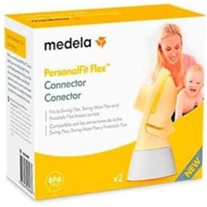 Medela Connecteur PersonalFit Flex, Connecteur pour entonnoir de tire-lait blanc, jaune, gris. Publicité Medela Connecteur PersonalFit Flex, Connecteur pour entonnoir de tire-lait blanc, jaune, gris. Publicité