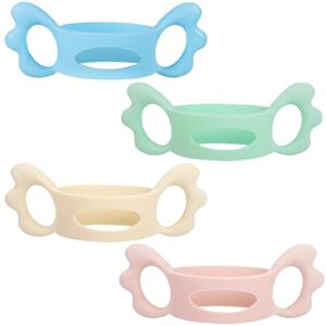 Dryxog 4 PièCes Baby Bottle Handle Double Ear Wide Caliber, PoignéEs De Biberon, PoignéE En Silicone Pour Biberons, Porte Biberon, PoignéE De Bouteille CarréE à Large Calibre (Blanc, Rose, Vert, Bleu) - Publicité Dryxog 4 PièCes Baby Bottle Handle Double Ear Wide Caliber, PoignéEs De Biberon, PoignéE En Silicone Pour Biberons, Porte Biberon, PoignéE De Bouteille CarréE à Large Calibre (Blanc, Rose, Vert, Bleu) - Publicité